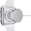 Misxi 2 Pack Hard PC Case with Tempered Glass Screen Protector Compatible with Apple Watch Series 6 SE Series 5 Series 4, 1 Silver + 1 Transparent, 40mm - Image 7