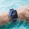 Misxi 2 Pack Waterproof Hard Case with Tempered Glass Compatible with Apple Watch Series 6 SE Series 5 Series 4 40mm, Ultra-Thin Durable Protective Cover for iWatch Screen Protector, Matte Transparent - Image 9