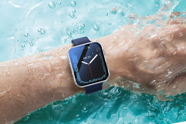 Misxi 2 Pack Waterproof Hard Case with Tempered Glass Compatible with Apple Watch Series 6 SE Series 5 Series 4 40mm, Ultra-Thin Durable Protective Cover for iWatch Screen Protector, Matte Transparent - Image 9