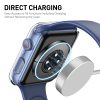 Misxi [2 Pack] Waterproof Hard Case with Tempered Glass Compatible with Apple Watch Series 9 (2023) Series 8 Series 7 41mm, Ultra-Thin Tough Cover for iWatch Screen Protector, Matte Transparent - Image 7