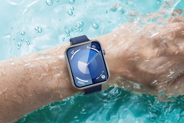 Misxi [2 Pack] Waterproof Hard Case with Tempered Glass Compatible with Apple Watch Series 9 (2023) Series 8 Series 7 41mm, Ultra-Thin Tough Cover for iWatch Screen Protector, Matte Transparent - Image 9